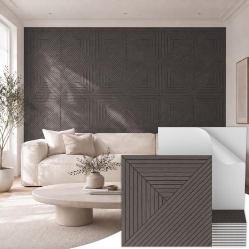 TONOR 16 Pack Acoustic Panels Peel and Stick, 23.6''x23.6''-62 sq.ft. - color: Black, size: 16 PCS