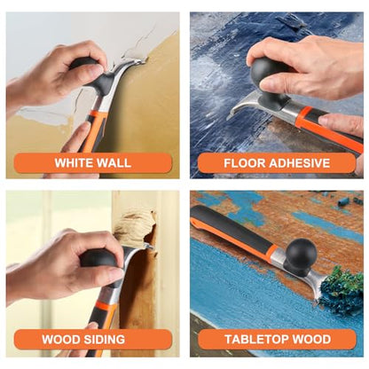Premium Ergonomic 2.5-Inch Carbide Paint Scraper Tool for Coating Removal