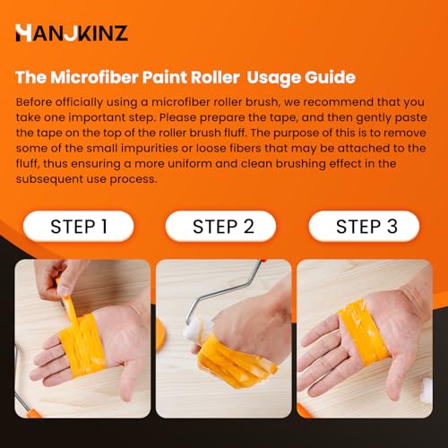 Microfiber Paint Roller, 2 Inch and 4 Inch, 50 Pack - size: 2 Inch & 4 Inch,50 Pack