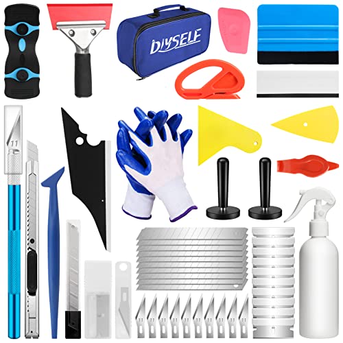 DIYSELF 45-Piece Window Tint Kit, Complete Window Tint Tools for Car Film