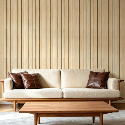 Peel and Stick Wood Grain Wall Panels 11.8" x 7.9" - color: YG001-20