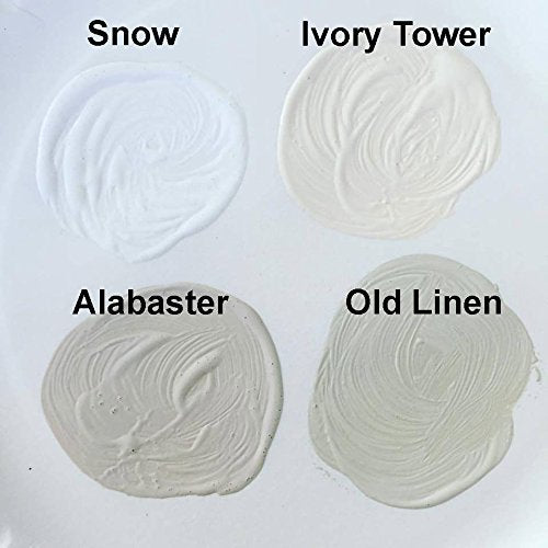 Renaissance Chalk Finish Paint - Snow 1 Pint (16oz) - Chalk Furniture & Cabinet Paint - Non Toxic, Eco-Friendly, Superior Coverage, Snow 01 - color: 01 Snow - Pure White, size: 16 Fl Oz (Pack of 1)