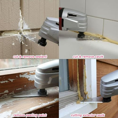 XXGO 8 Pcs Rigid Oscillating Tool Scraper Cutter Blades for Vinyl Flooring - size: Multi Tool Scraper Blade - 8 Pcs