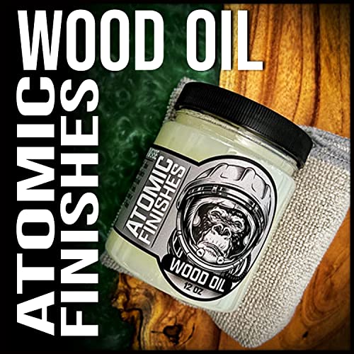 Atomic Finishes Classic Oil Finish – 12 oz | Premium Food-Safe Wood Oil - size: 12 oz