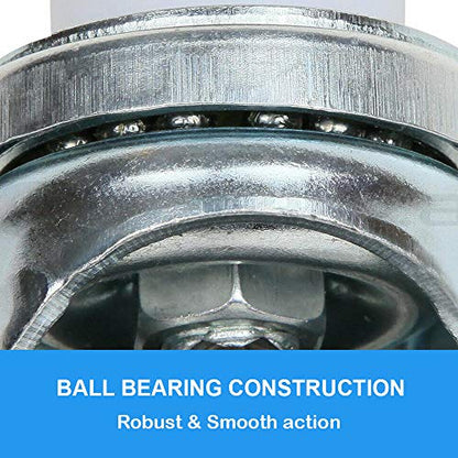 3" Casters for Stainless Steel Work Table | Wheels for Metal Prep Tables | Set of 4