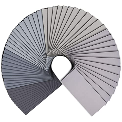 AUSTOR 60 Pieces Wet and Dry Sandpaper Assortment Fine Grit Sanding Sheets