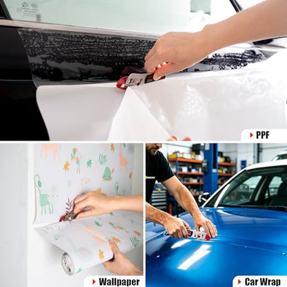 NEWISHTOOL Vinyl Backing Cutter Bodyguard Knife Back Paper Slitter Tool