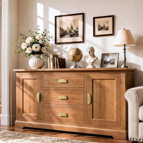 BaiNong 2 Pack Gold Drawer Pulls 3.5" Cabinet Handles Traditional Retro - color: 2 Pack-3.5" Polygon