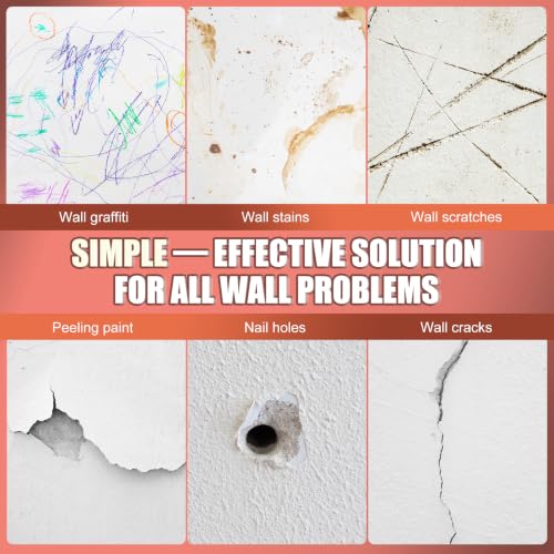Drywall Repair Kit, 10.6oz Wall Spackle Repair Kit for Wall Hole Repair - size: 10.6oz