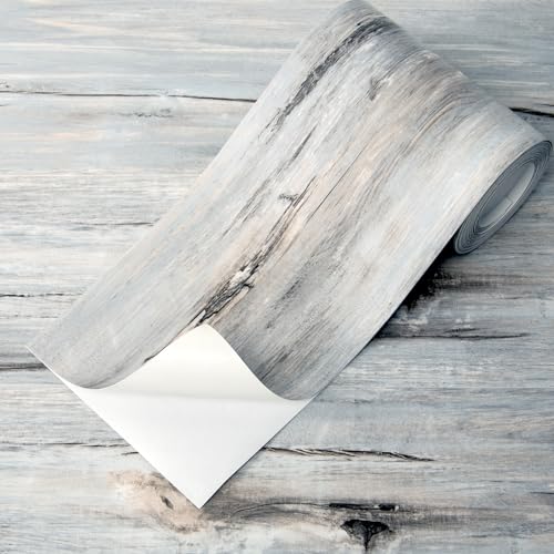 Art3d Wood Textured Peel and Stick Vinyl Floor Tiles, 40-Pack, Dust Grey - color: Dust Grey