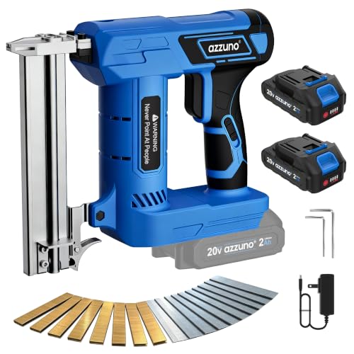 18GA Electric Nail Gun, 2in1 Cordless Brad Nailer/Stapler, 2×2.0Ah Battery