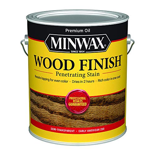 Minwax Wood Finish, Early American, 1 Gallon - color: Early American, size: 1 Gallon