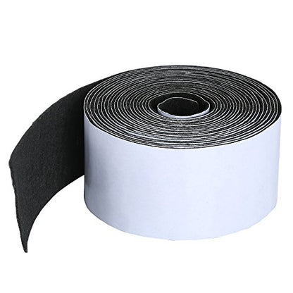 Pllieay 1 Pack Felt Tape in Self Adhesive, 1.96inch x 0.04inch x 14.7feet