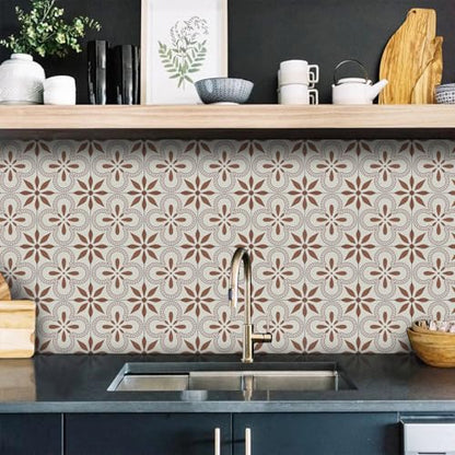 VICCI 12Pcs Foam Tile Sticker, 5.9x5.9 Peel and Stick Wall Decals - color: Art-230, size: 5.9x5.9IN*12PCS