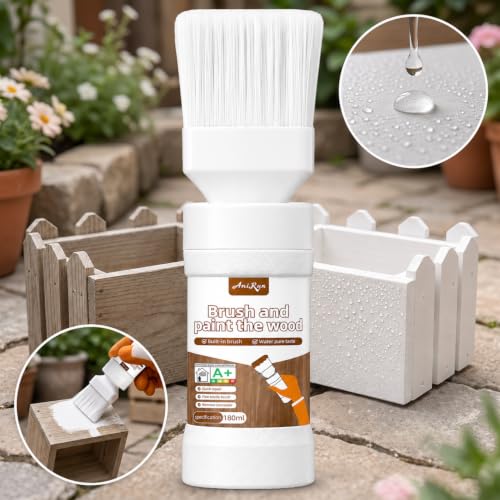 White Touch-Up Paint Pen for Wood,Furniture,Cabinets,6.35 Oz - color: White