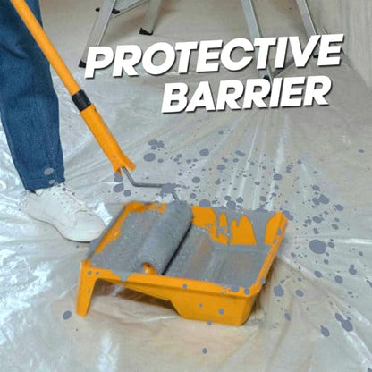 Painter's Plastic Film 9' x 400', High Density Plastic Sheeting Roll