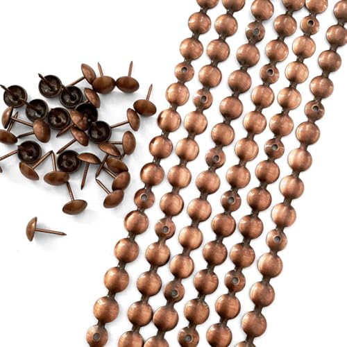 10Meters Upholstery Tacks Strips/Nailhead Trims(O:11mm Copper) - color: Copper, size: 11mm