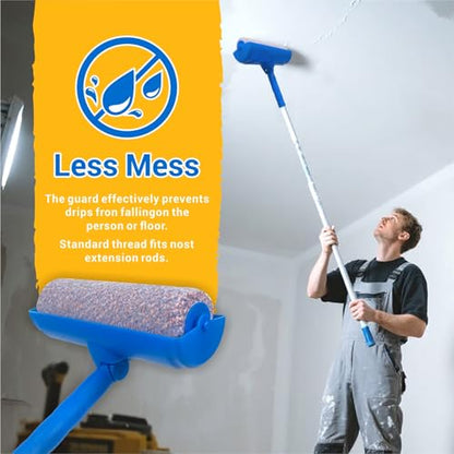 Nichiyo 10" Ceiling Paint Roller with Shield, Drip-Resistant - color: EL01142