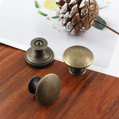 16Pcs 30mm Antique Bronze Kitchen Cabinet Knobs - color: Antique Breen Bronze, size: 16 Pcs