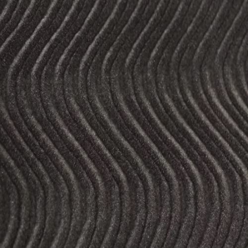 Fashion Fabrics LLC Swirl Velvet Flocking Upholstery Drapery Fabric - Sold By The Yard - 58"/ 60"- Charcoal Gray - color: Charcoal Gray