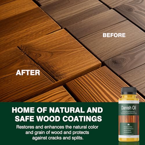 Pure Linseed Oil Wood - Linseed Oil for Wood Finishing - 5.3 oz - color: Light Yellow
