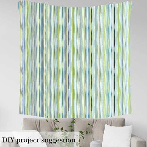 Feelyou Stripes Fabric by The Yard Soft 10 Yards - color: Multi 25, size: 10 Yards