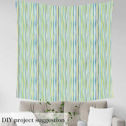 Feelyou Stripes Fabric by The Yard Soft 10 Yards - color: Multi 25, size: 10 Yards