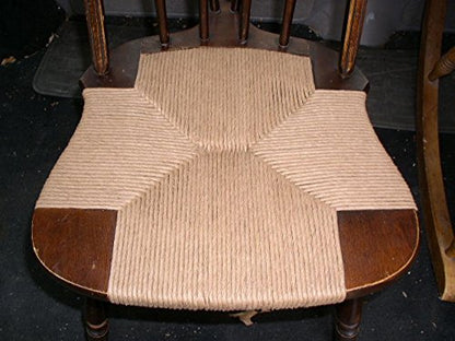 Fibre Rush Seating Kit with Full Color Instructions by Ed Hammond, 350' Coil of 5/32 Fiber Rush Kraft Brown, Plus a Peg and a Wedge (5/32 (350')