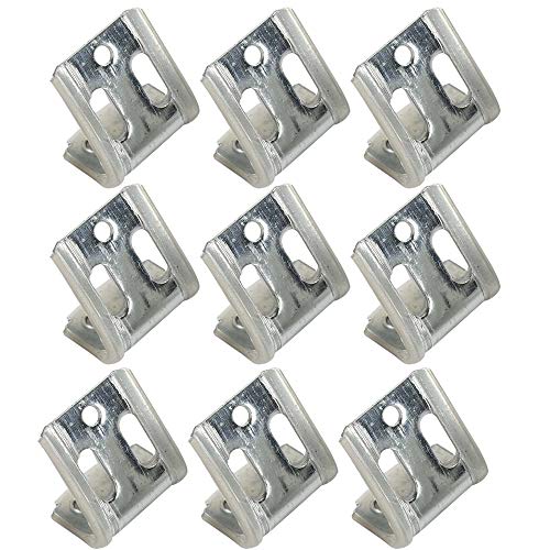 50‑Pack 5-Holes Couch Spring Clips,Ek Clips,Zig-Zag Clip,Sofa Repair