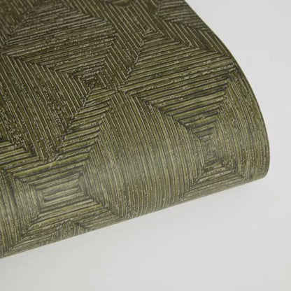 Tempaper x Jeremiah Brent Olive Textured Hoffmann Faux Sisal Removable Peel and Stick Wallpaper, 20.5 in X 16.5 ft, Made in The USA - color: Olive