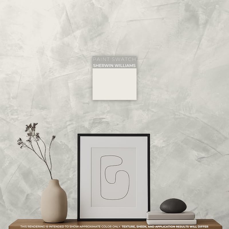 Violante Grassello Venetian Plaster – Authentic Italian Lime Plaster - color: Alabaster (SW7008), size: 35.27 Fl Oz (Pack of 1)
