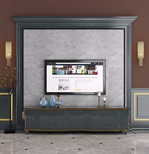 Livelynine Grey Concrete Wallpaper Peel and Stick Gray Concrete Contact Paper for Countertops Kitchen Counter Top Table Desk Wrap Waterproof Textured Industrial Wall Paper Bathroom Walls 15.8x78.8 - color: Light Grey Concrete, size: 15.8" x 78.8"