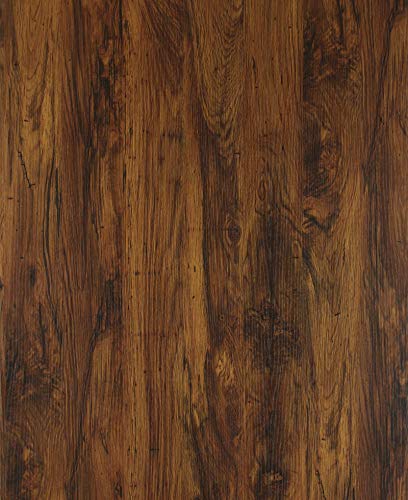 Dimoon Wallpaper 118"x15.7"Wood Contact Paper Brown Waterproof Wood Peel and Stick Wallpaper Thicken Texture Wood Wallpaper Removable Yellow Rustic Wood Grain Self-Adhesive Vintage Cabinet Table Roll - size: 15.7" x 118"