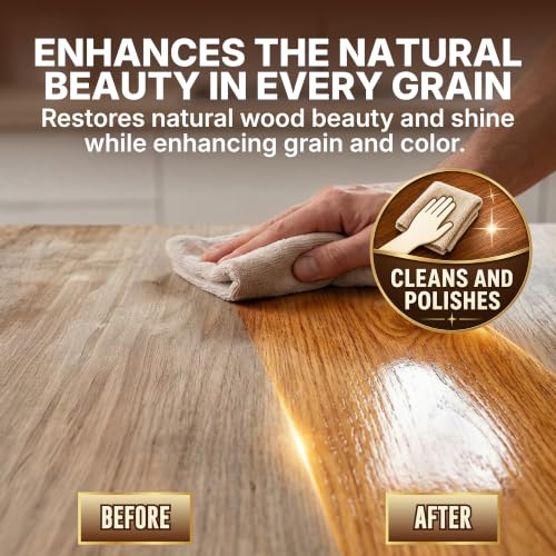 Beeswax Wood Polish and Conditioner with Orange Oil, Natural Shine, 8 oz - size: 8 Fl Oz (Pack of 1)