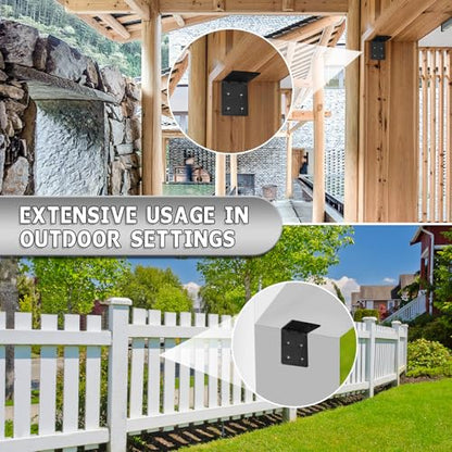 4 PCS Heavy Duty Steel Corner Brackets, 4"x4"x3" 90 Degree L Right Angle Bracket, DIY L Shelf Brackets, Metal Joint Timber Connector Support for Wood Shelves, Furniture - size: 4x4x3in