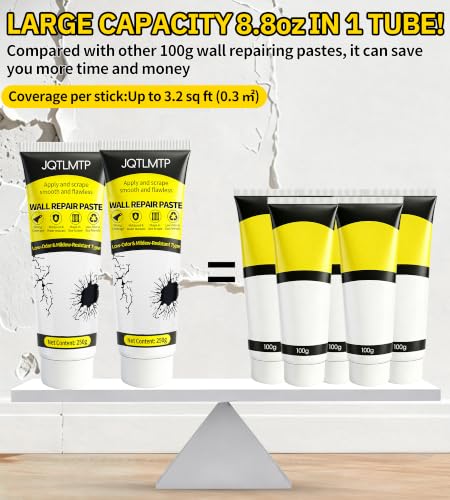 Wall Repair Kit 2 Pack, 17.64 Oz Drywall Repair Paste for Cracks Holes