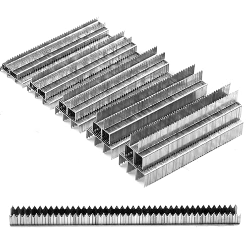 Heavy Duty T-50 304 Stainless Steel Staples 1300-Count 5 Sizes - size: Assorted (1/4 Inch-9/16 Inch) 1300-Count
