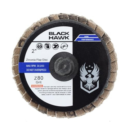 BHA 2" Zirconia Quick Change Mini Flap Discs, 60 Grit - 10 Pack