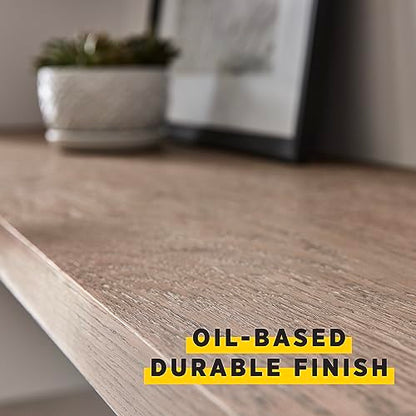 Minwax Fast Drying Polyurethane Protective Wood Finish, Clear Gloss, 2.5 Gallons - size: 2.5 Gallon