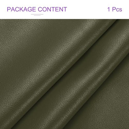 DMiotech 1 Pack 8 Inch x 53 Inch Faux Leather Sheet Furniture Cover Fabric Skin Grass Green PU Leather Roll for Handmade DIY Craft Projects - color: Grass Green, size: 8 Inch x 53 Inch