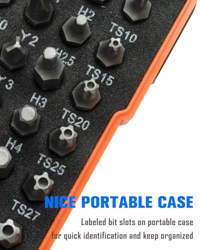 ROTATION 38PC 1/4 Bit Driver Screwdriver Bit Set - style: 38pc