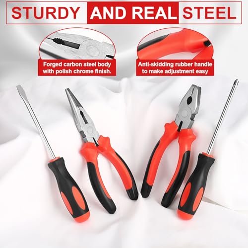 JENABOM 3.6V Cordless Electric Screwdriver Set, Home Tool Set
