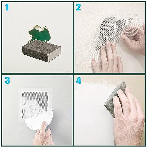 3 Pcs 2 Inch Wall Patch Repair,Drywall Repair Patch Self Adhesive Drywall Patch and Fiberglass Repair Kit,Heavy Duty Dry Wall Hole Repair Patch for Drywall Plasterboard,Plaster Dent Repair - size: 2 Inch