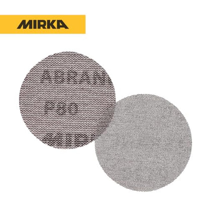Mirka Abranet 3 Inch 80 Grit Mesh Sanding Discs, Hook and Loop, 50 Pack - size: Grit 80