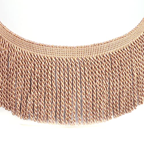 5 Yard Curtain Bullion Fringe Trim-Rayon Tassel Embellishments - color: mix orange