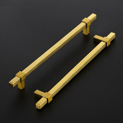 15 Pack Gold Cabinet Handles, 7-1/2" Hole Center Kitchen Drawer Pulls - color: Gold, size: 7-1/2 Inch Hole Center