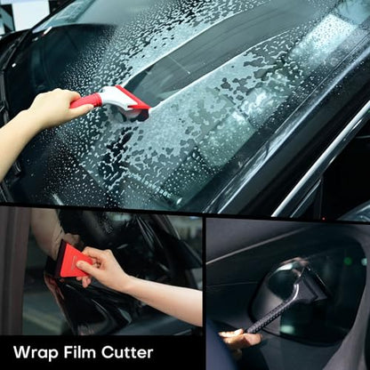 NEWISHTOOL Profi Window Tint Kit Vinyl Wrap Tool, Car Window Tint Tools