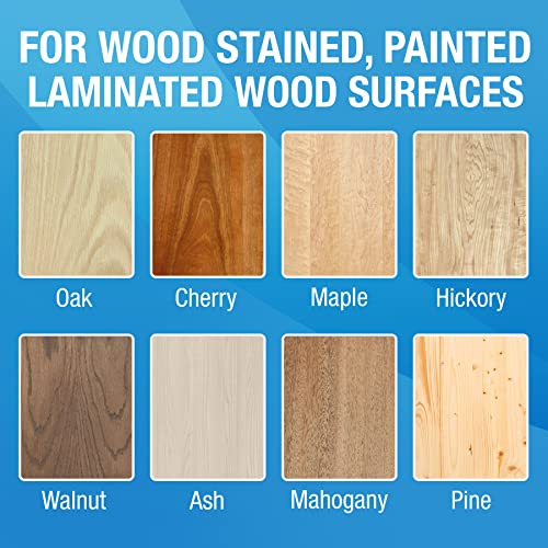 MiracleWipes for Wood Surfaces, Remove Dirt and Grime Buildup, Clean, Protect, and Polish Cabinets, Furniture, and Wood Floors, Great for Kitchen and Bathroom Cleaning Support - 60 Count - size: 60 Count (Pack of 1)