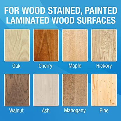 MiracleWipes for Wood Surfaces, Remove Dirt and Grime Buildup, Clean, Protect, and Polish Cabinets, Furniture, and Wood Floors, Great for Kitchen and Bathroom Cleaning Support - 60 Count - size: 60 Count (Pack of 1)