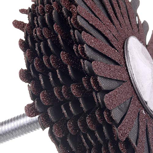 Rocaris 7 Pack Abrasive Cloth Flap Wheel 80/120/150/180/240/320/400 Grit